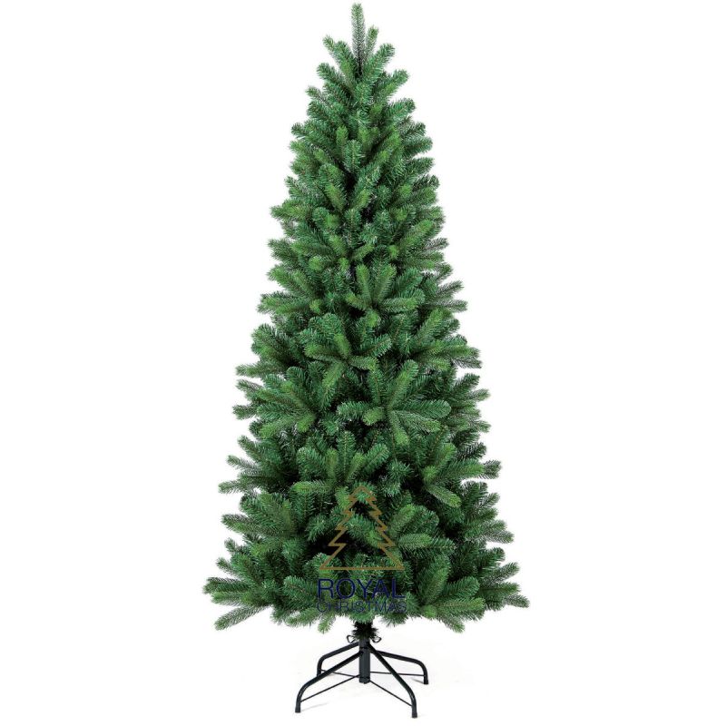 Extra Narrow Artificial Christmas Tree Alaska PE / PVC Premium 180
