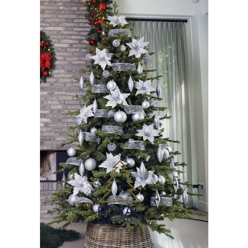 Artificial Christmas tree Silver Decoration package matt / gloss