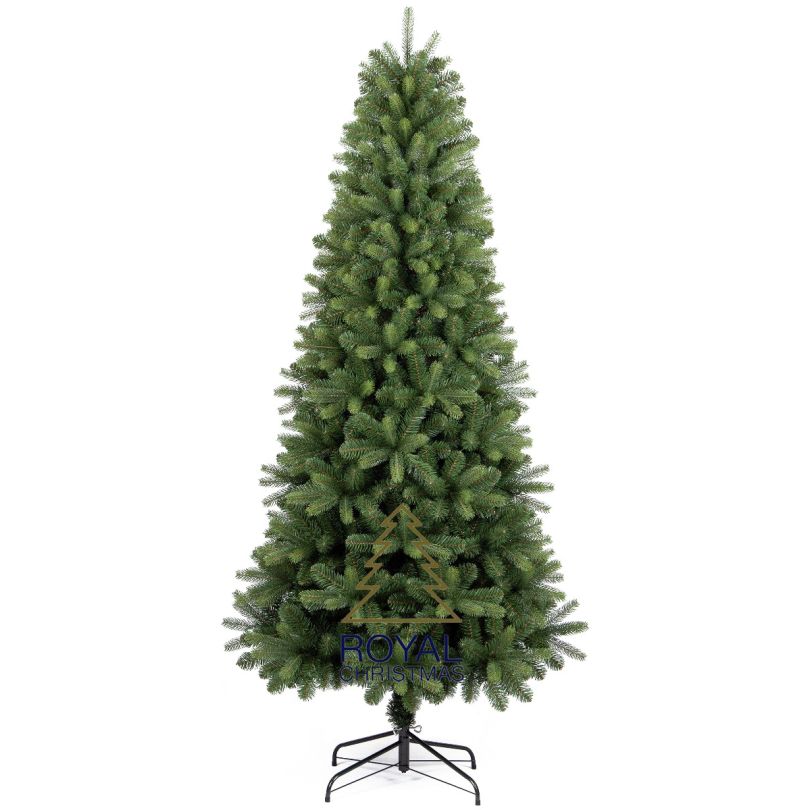 Extra Narrow Artificial Christmas Tree Alaska PE / PVC Premium 180